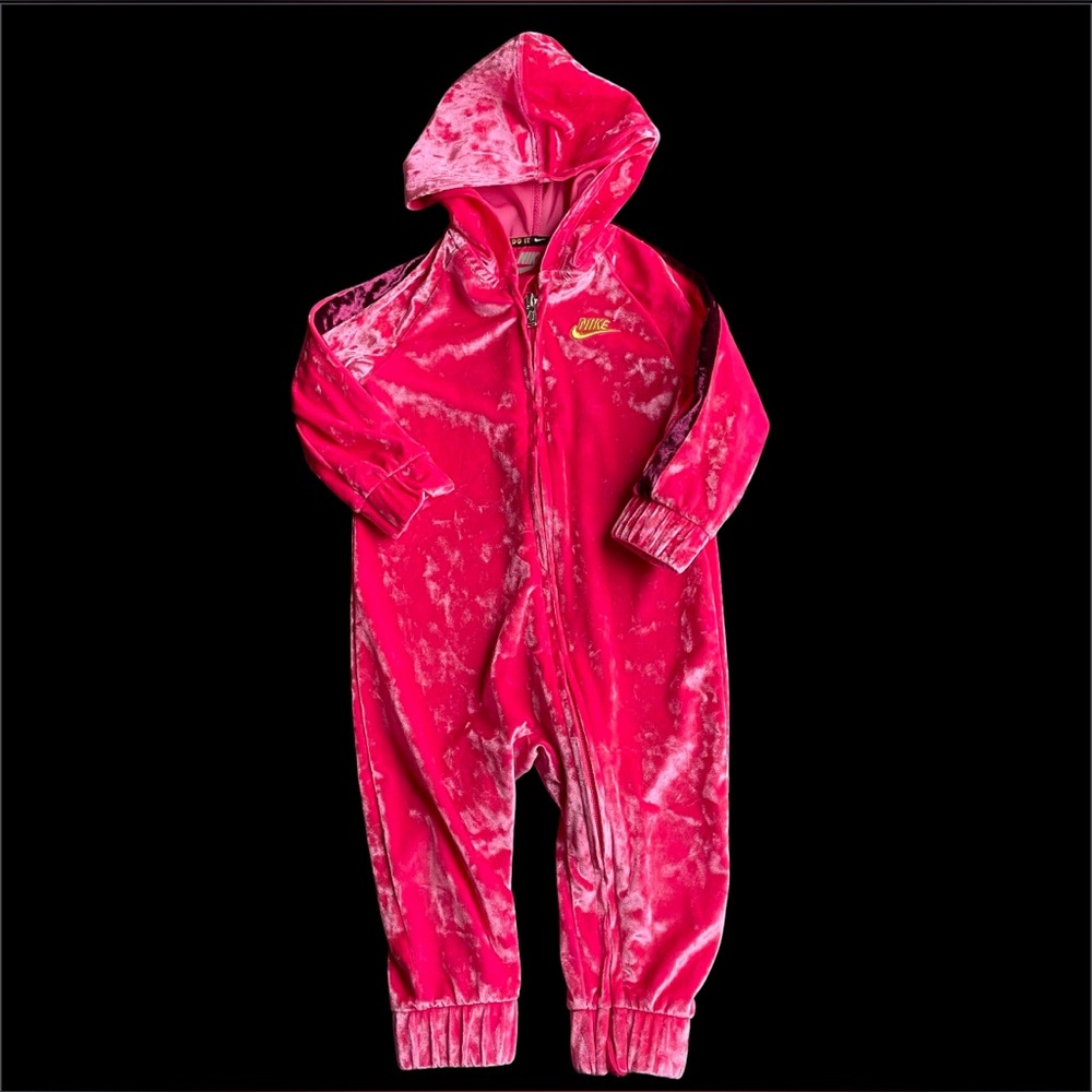 Nike Velour Track Suit Hoodie 12 Months
